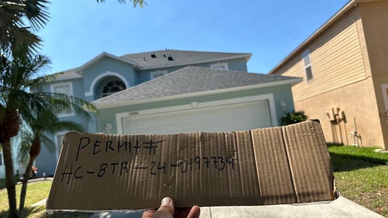 residential roof replacement by Hloska Roofing in Riverview