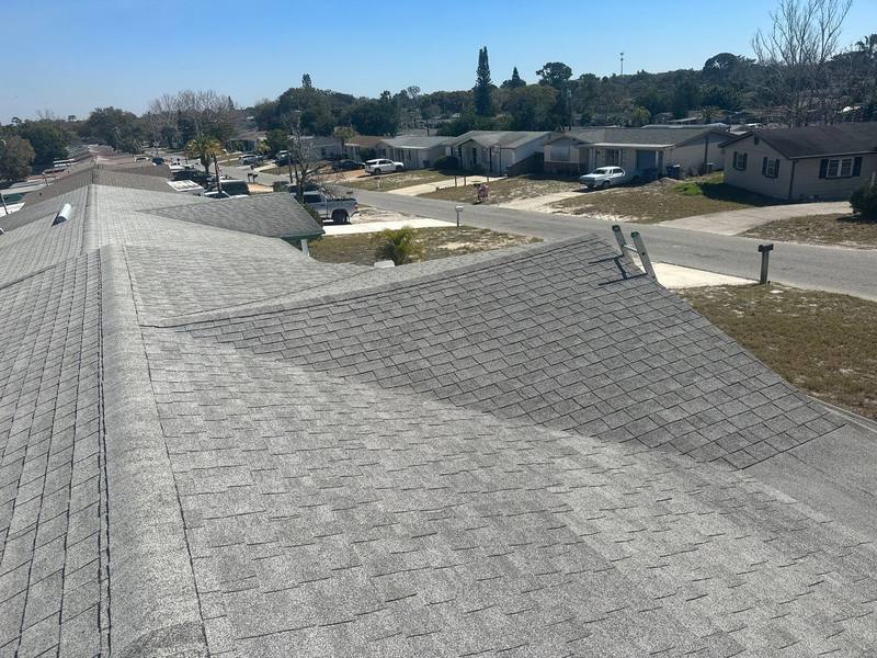 completed roofing project in Holiday FL