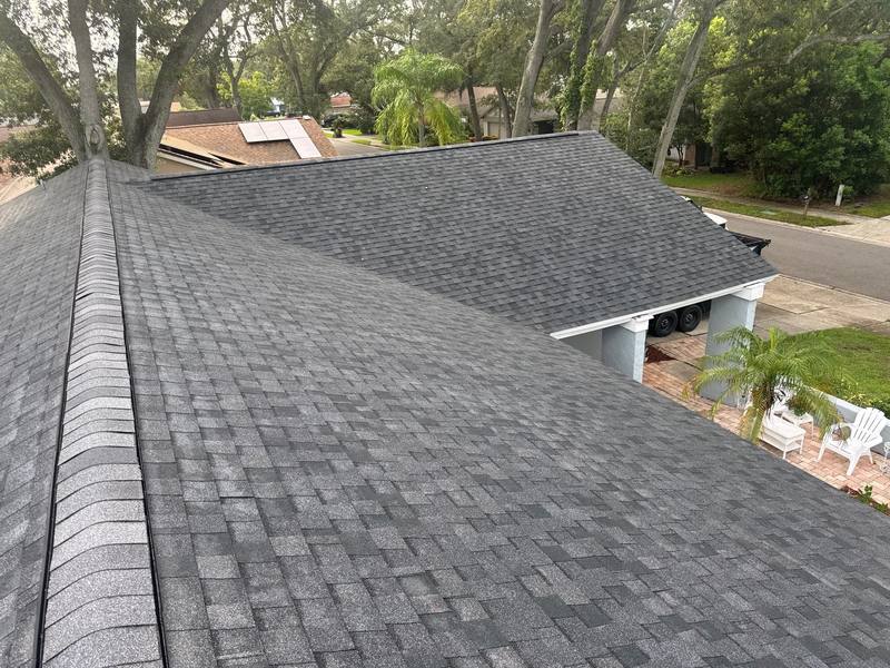 completed roofing project in Safety Harbor FL