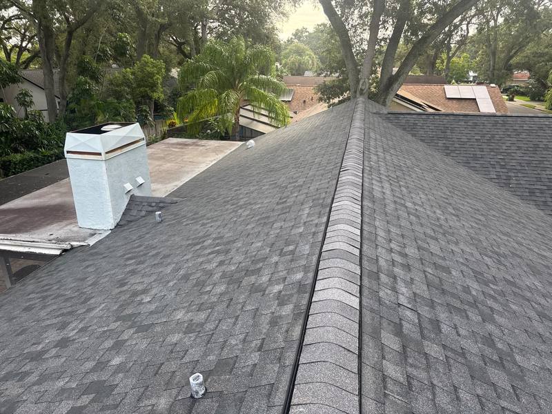 residential shingle roof replacement by Hloska Roofing in Safety Harbor