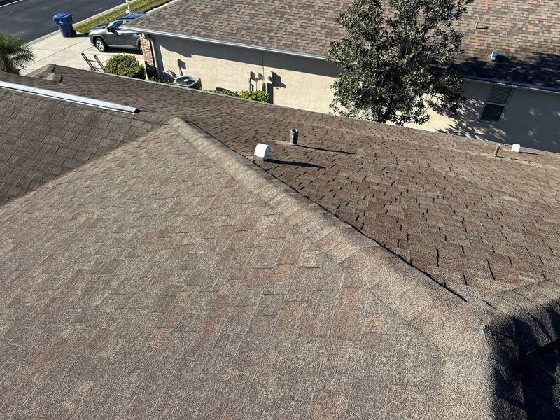 completed roofing project in Trinity FL