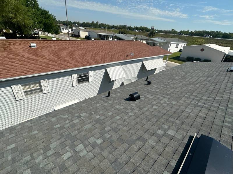 completed roofing project in Riverview FL