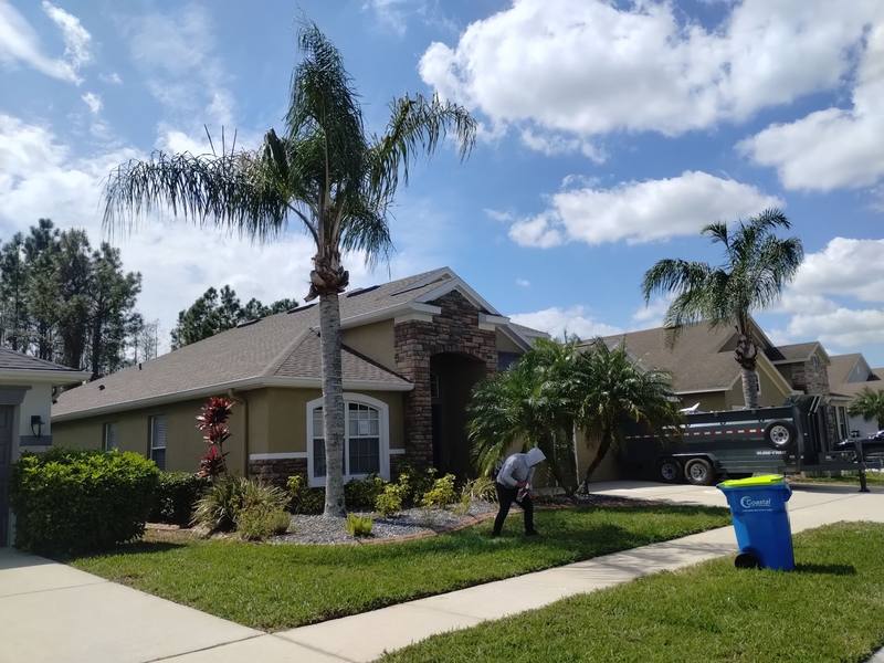 completed roofing project in Wesley Chapel FL