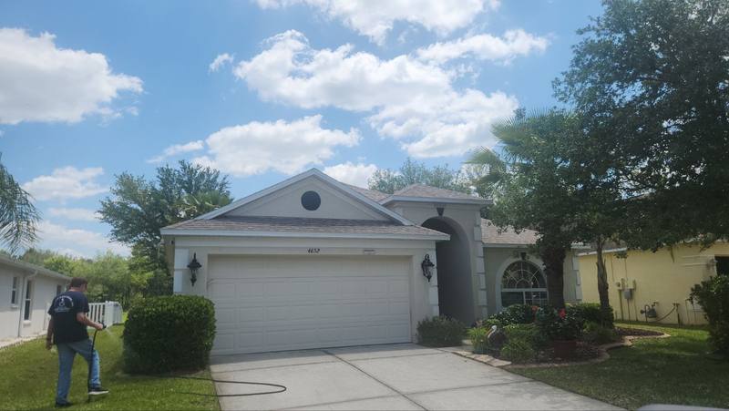 residential roof replacement by Hloska Roofing in Brooksville