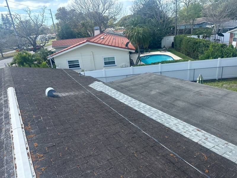 residential roof replacement by Hloska Roofing in St. Petersburg