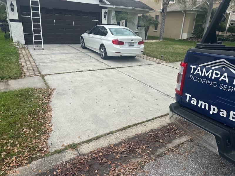 completed roofing project in Wesley Chapel FL