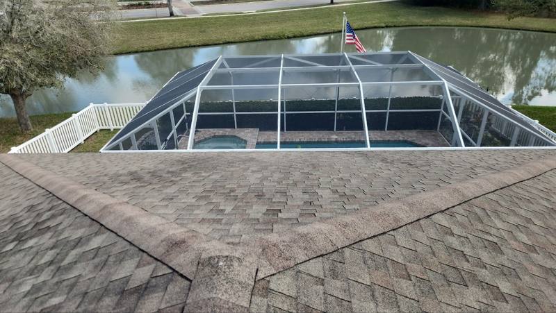 completed roofing project in Brooksville FL