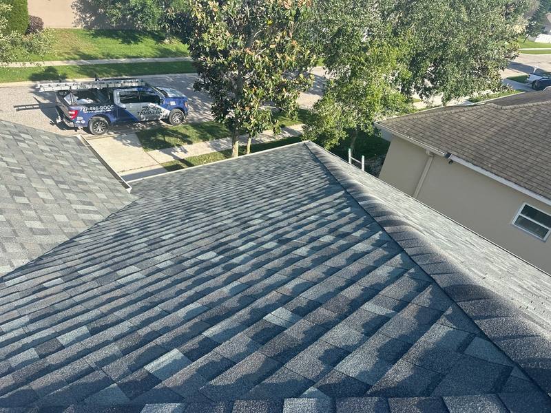 residential roof replacement by Hloska Roofing in Wesley Chapel