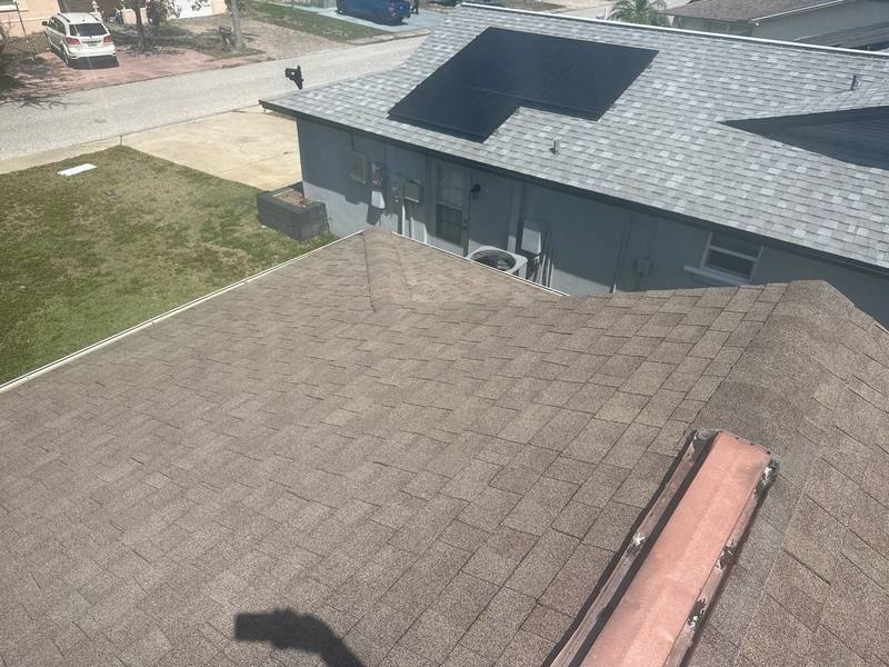 completed roofing project in Port Richey FL