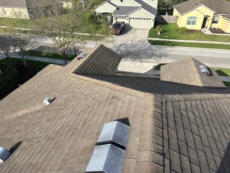 completed roofing project in Land O' Lakes FL