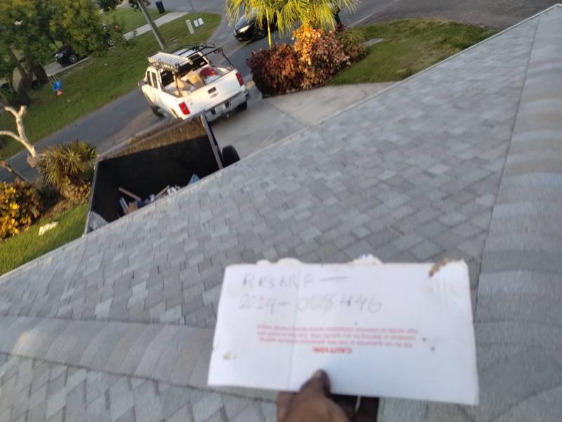 residential roof replacement by Hloska Roofing in New Port Richey