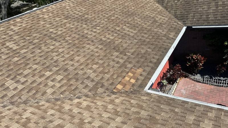 completed roofing project in Hudson FL