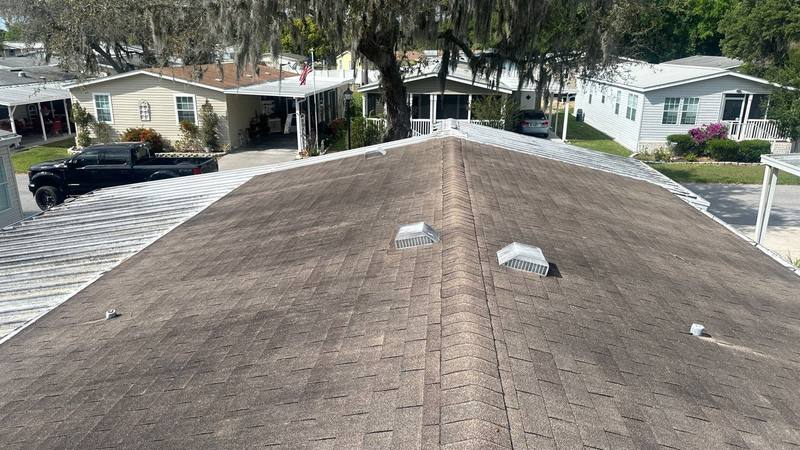 residential roof replacement by Hloska Roofing in Zephyrhills