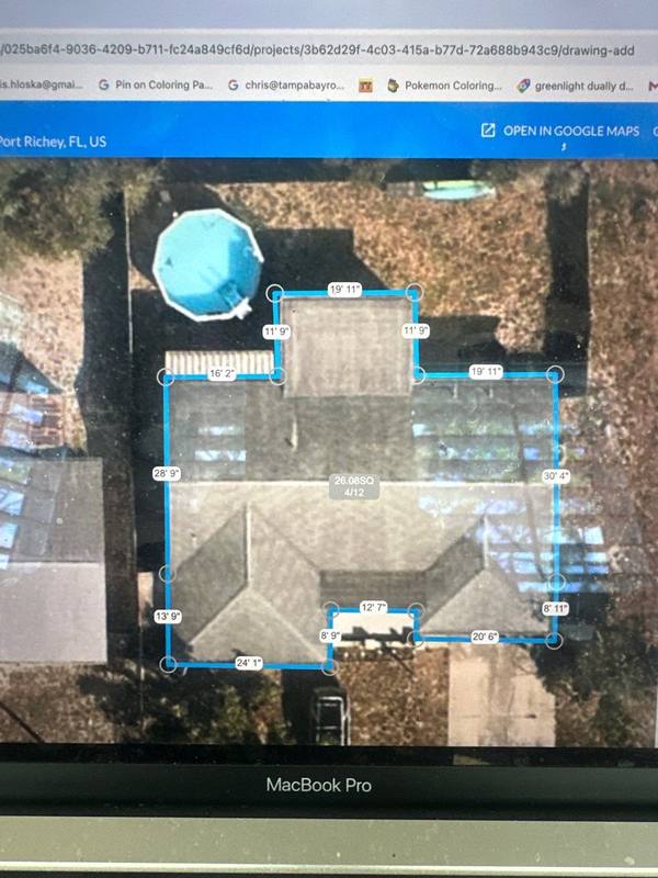 residential roof replacement by Hloska Roofing in Port Richey