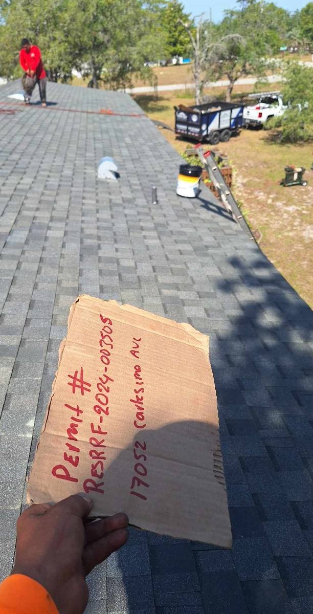 roof replacement in Spring Hill, Florida