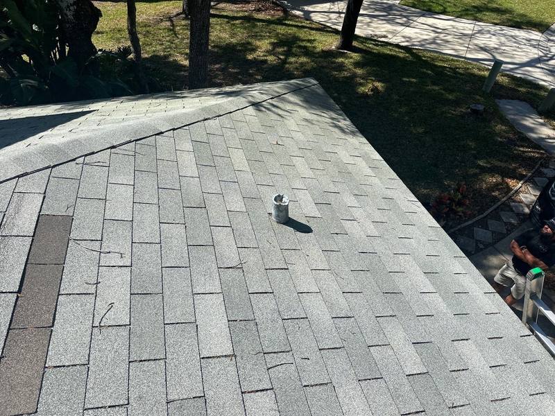 completed roofing project in New Port Richey FL