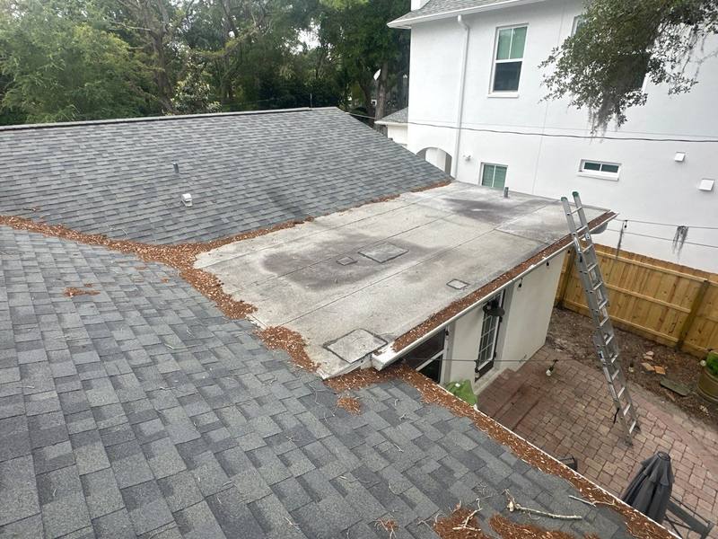 residential roof replacement by Hloska Roofing in St. Petersburg
