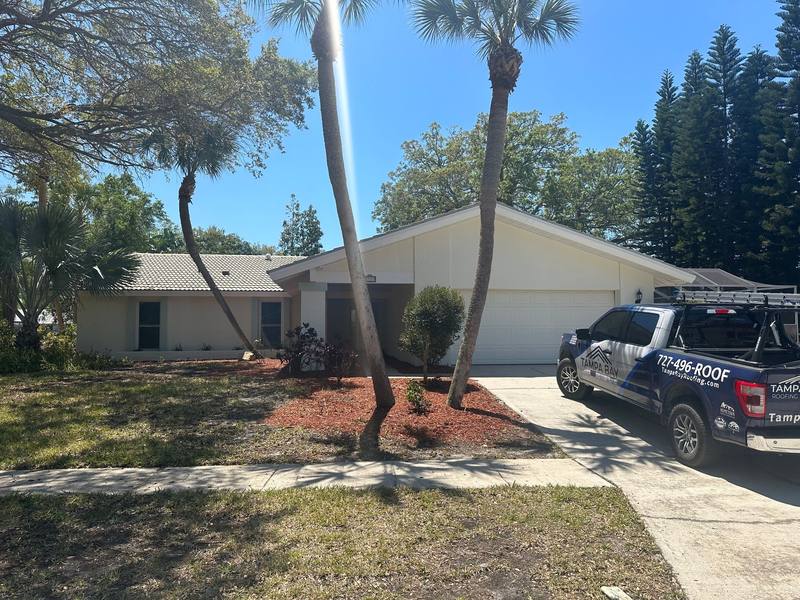 residential roof replacement by Hloska Roofing in Clearwater