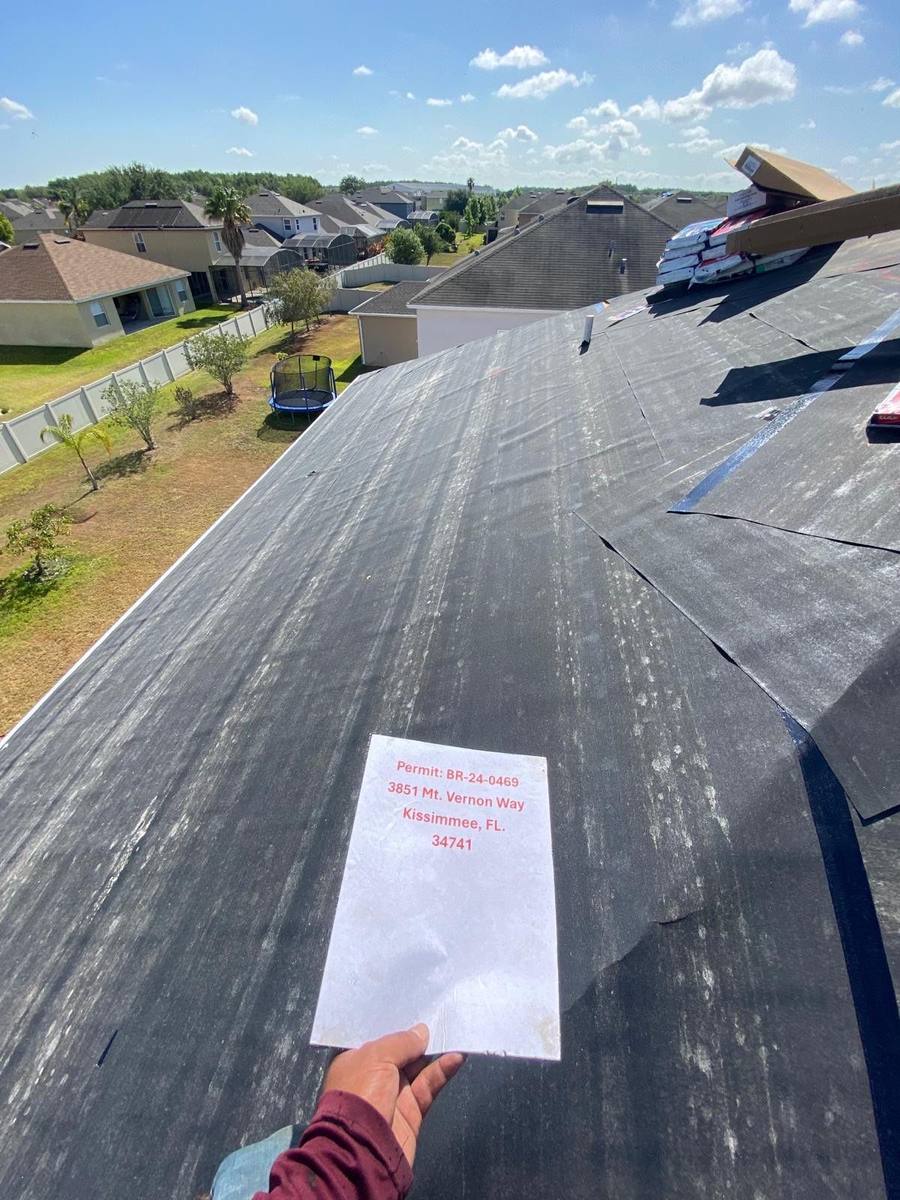 roof replacement in Kissimmee, Florida