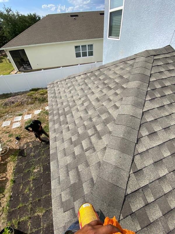 completed roofing project in Clermont FL
