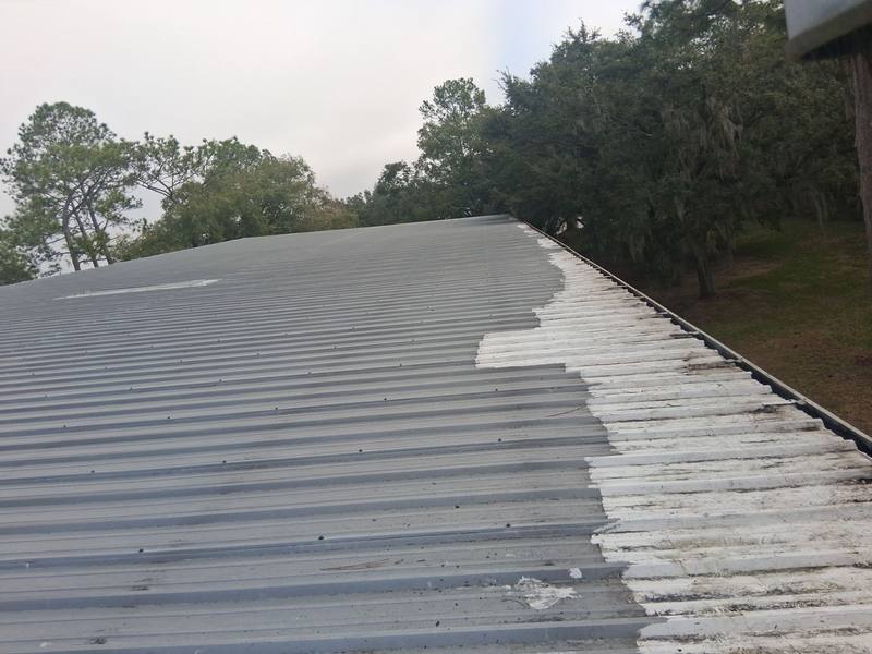 completed roofing project in San Antonio FL