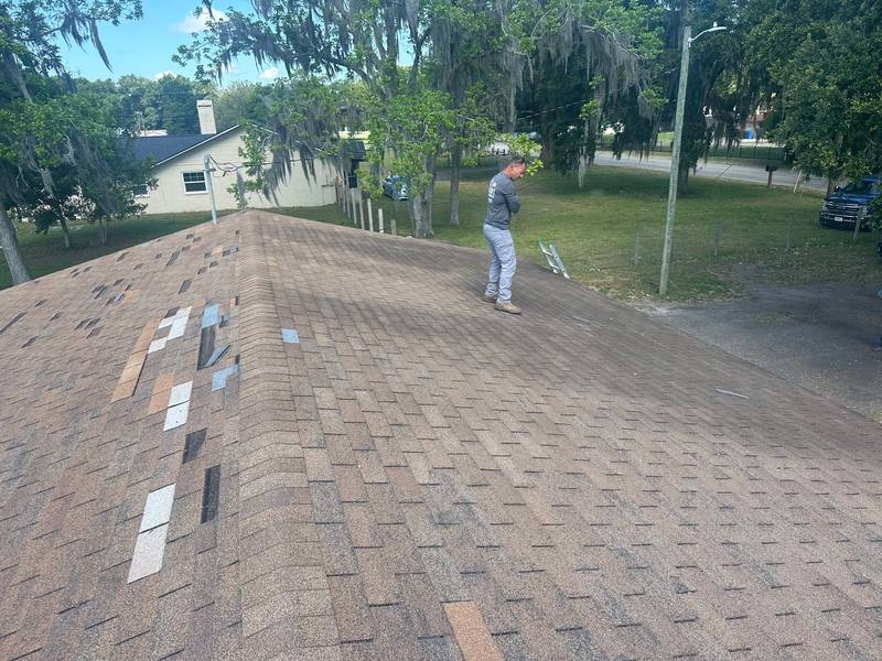 roofing project near W Sam Allen Rd in Plant City