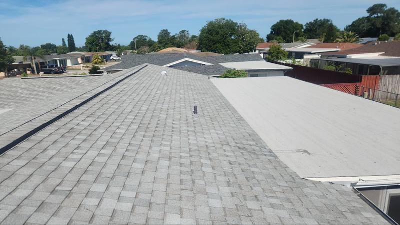 residential roof replacement by Hloska Roofing in New Port Richey