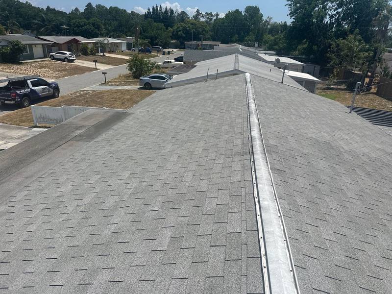 residential roof replacement by Hloska Roofing in Holiday