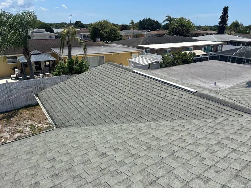completed roofing project in New Port Richey FL