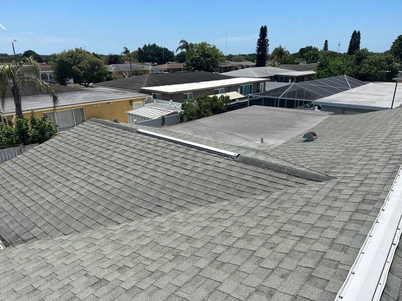 completed roofing project in New Port Richey FL