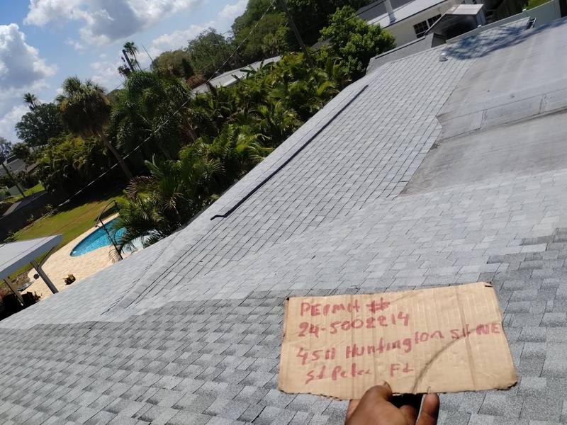roof replacement in St. Petersburg, Florida