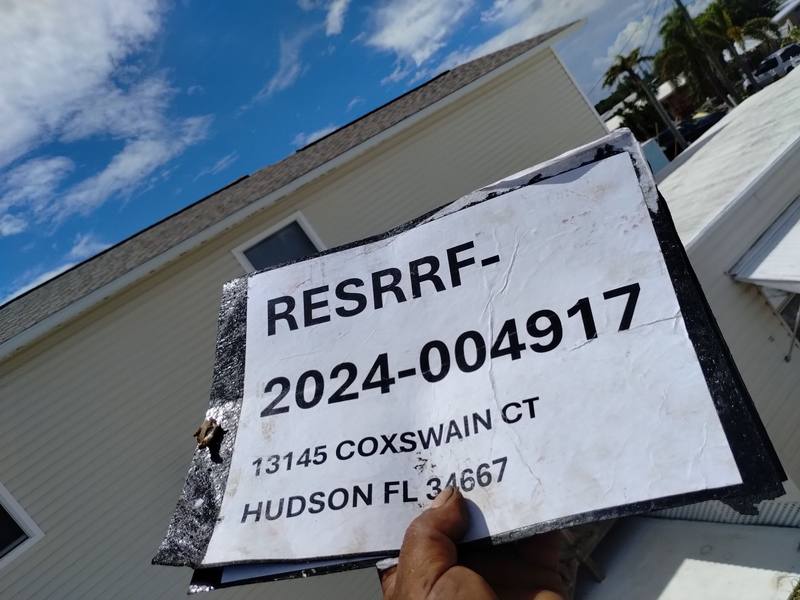 residential roof repair by Hloska Roofing in Hudson