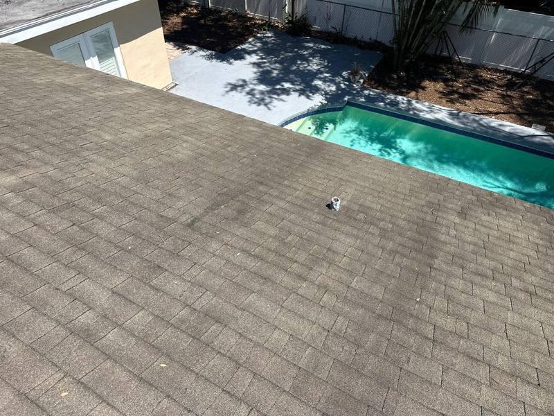 roofing project near W San Jose St in Tampa