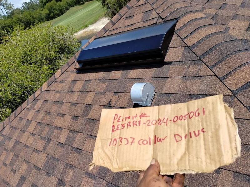 roofing project near Collar Dr in San Antonio