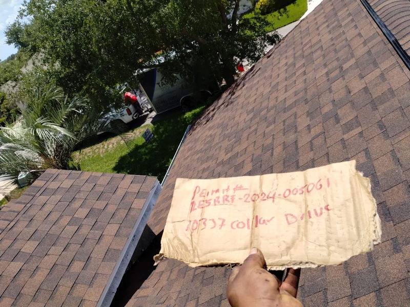 residential shingle roof replacement by Hloska Roofing in San Antonio