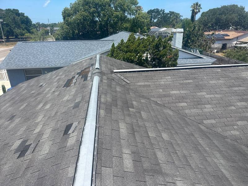 completed roofing project in Holiday FL