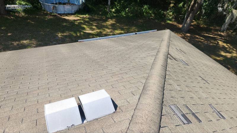 completed roofing project in Hudson FL