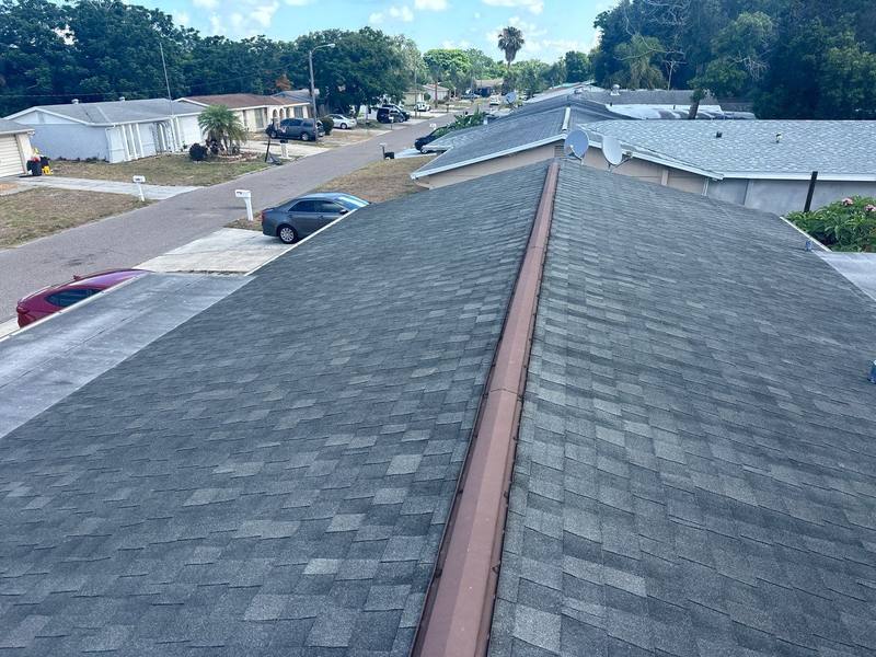 completed roofing project in Port Richey FL