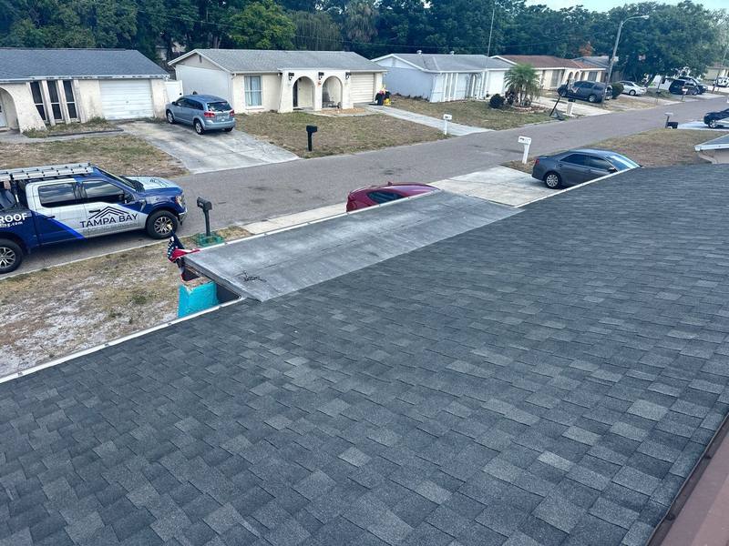 roofing project near Mckinley Drive in Port Richey