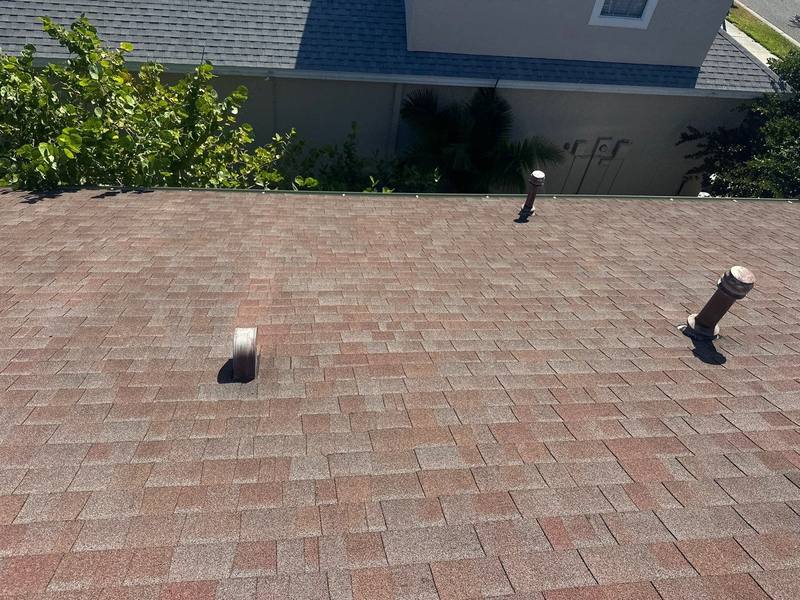 completed roofing project in Land O' Lakes FL