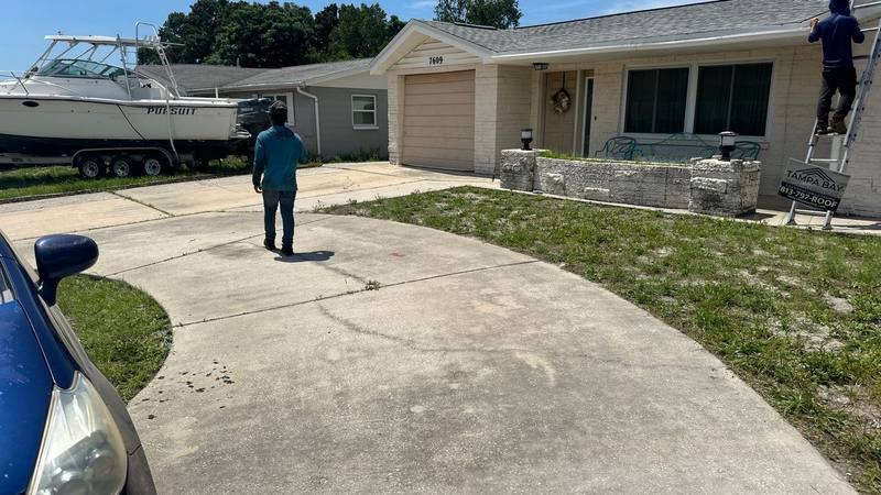residential roof replacement by Hloska Roofing in Port Richey