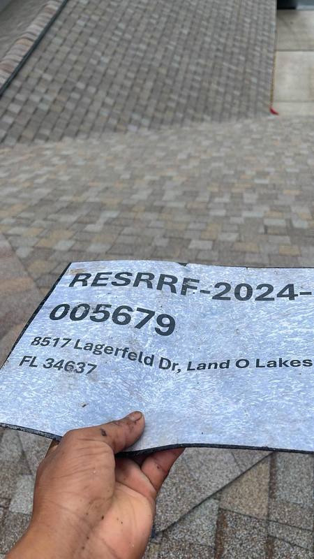 roofing project near Lagerfeld Dr in Land O' Lakes