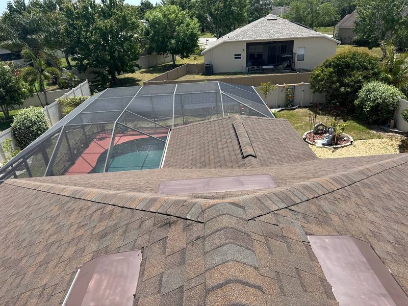 completed roofing project in Holiday FL