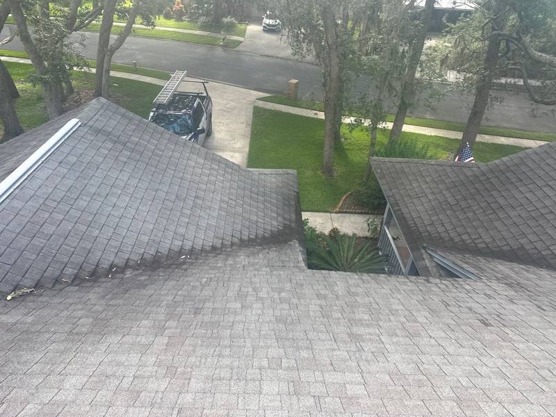residential shingle roof replacement by Hloska Roofing in Lutz