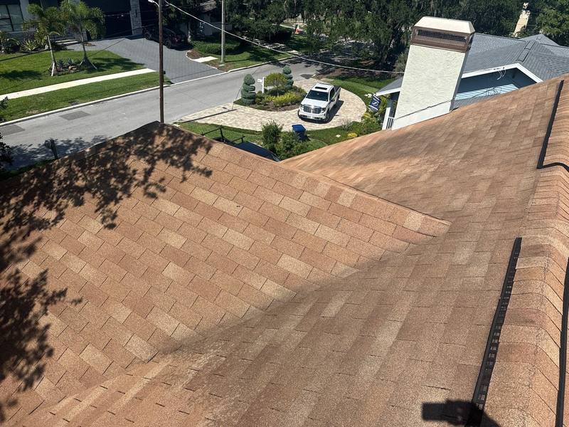 completed roofing project in Tampa FL