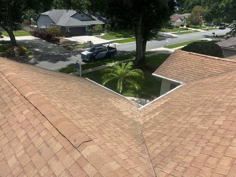residential shingle roof replacement by Hloska Roofing in Lutz