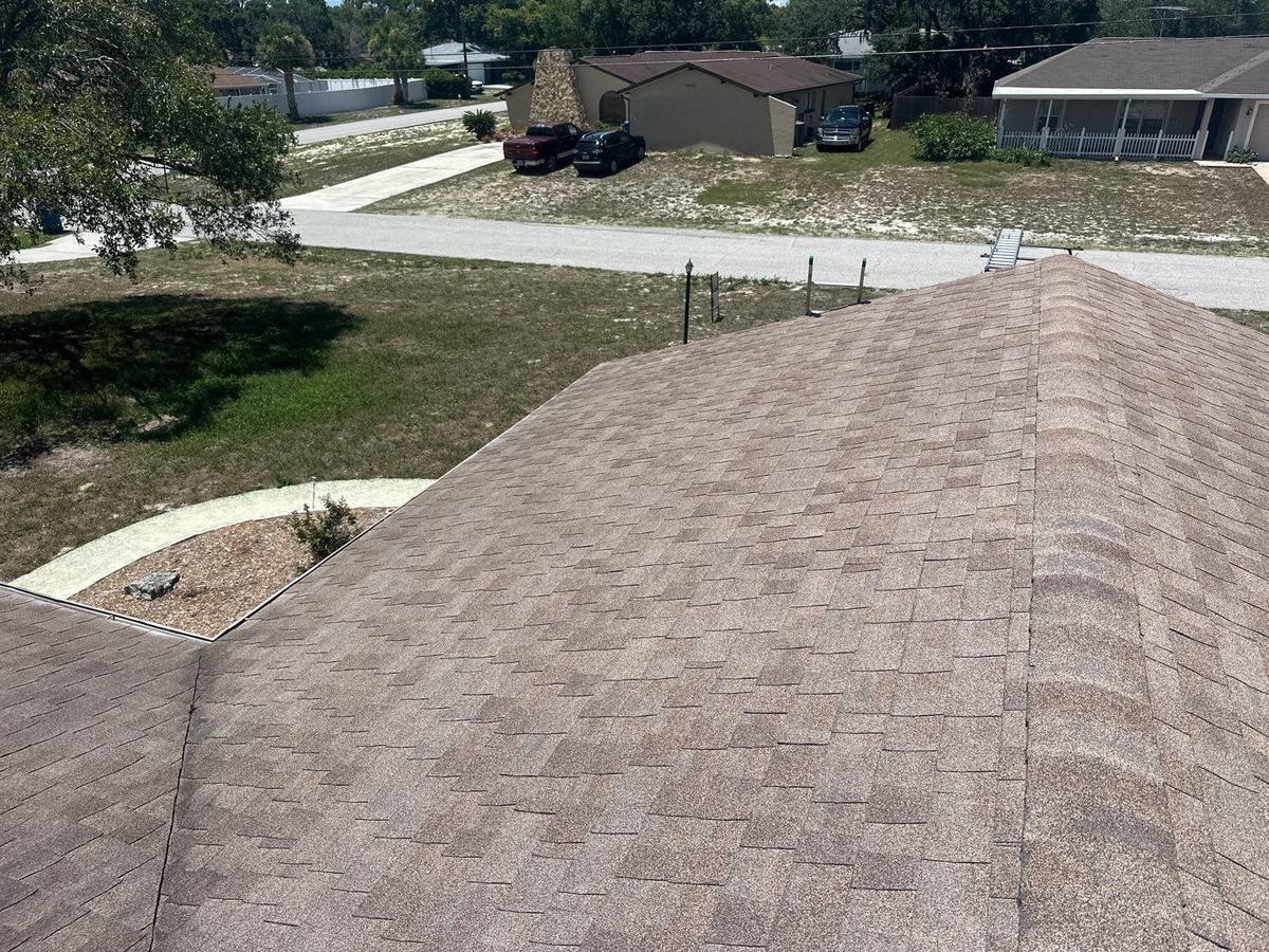 shingle roof replacement in Spring Hill, Florida