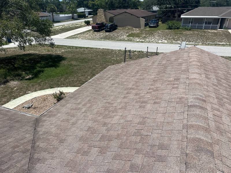 completed roofing project in Spring Hill FL