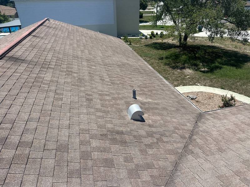 residential shingle roof replacement by Hloska Roofing in Spring Hill