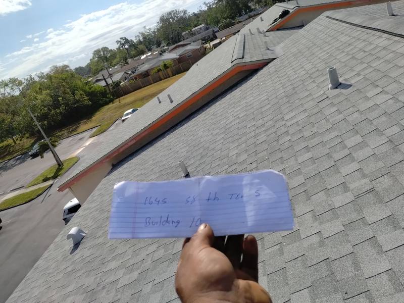 completed roofing project in St. Petersburg FL